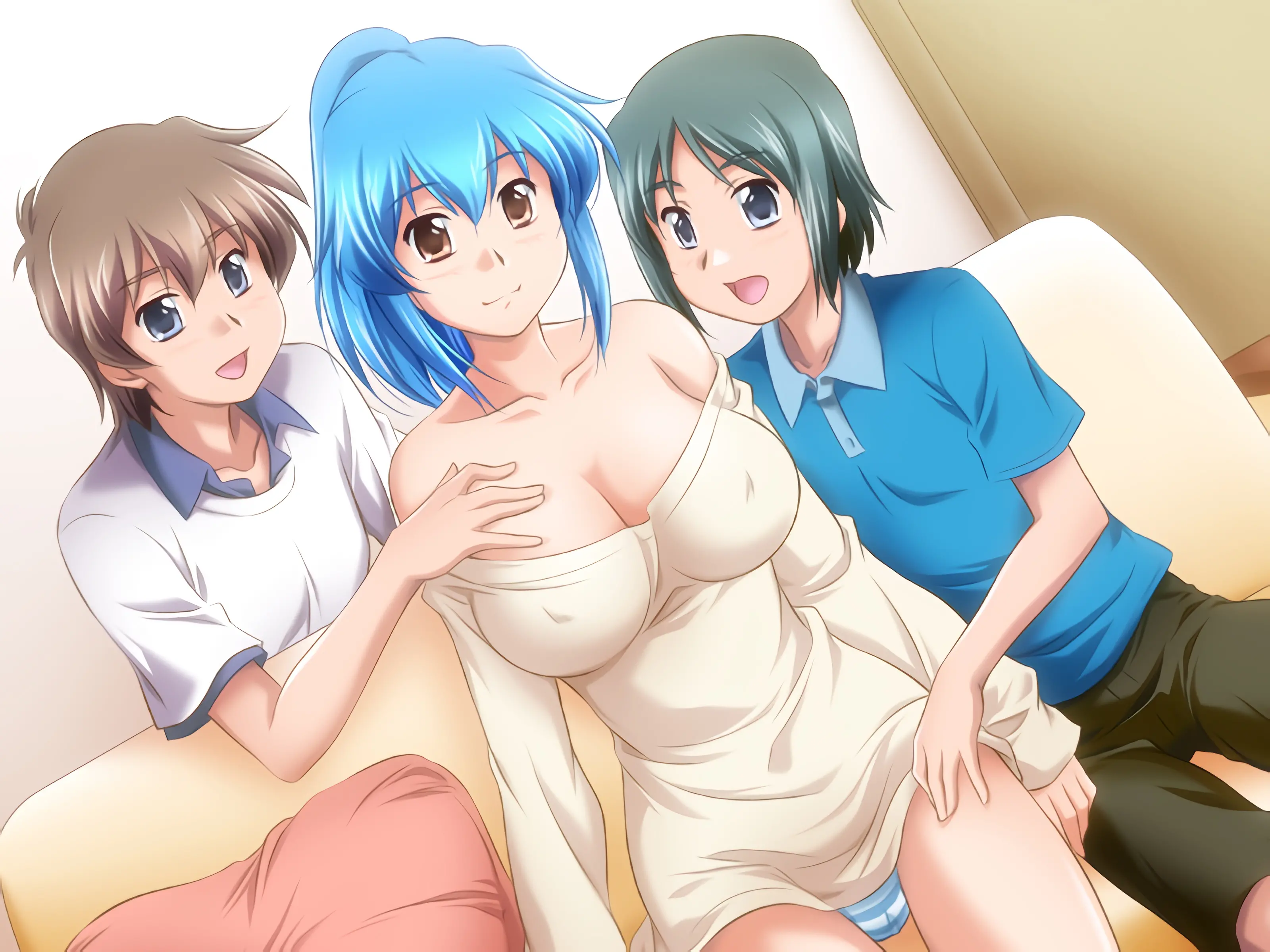 Toshishita Showtime 2 - Shinseki No Kyonyuu Oneechan Ni Motto Ecchi Na Itazura♪ | 연하 쇼타임2 - 친척 거유 누나에게 쫌 더 음란한 장난치기♪